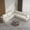 Beige, variant on The Magic Home 118" Modern Oversized Sectional Couch, Deep Seating Modular Bouclé Sofa, Cloud Couch for Living Room, Black Couch