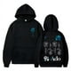 thumbnail image 2 of Sudadera con capucha Ado Blue Rose World Tour Merch Winter para hombre y mujer, unisex, informal, de manga larga, ropa de calle con capucha, 2 of 5