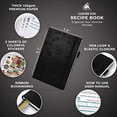 thumbnail image 2 of Libro de Recetas Clever Fox Organizador de Notas Negro, 2 of 3