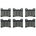 thumbnail image 1 of KMG Front + Rear Brake Pads Compatible with 1983 Yamaha XJ 900 RK Seca - Non-Metallic Organic NAO Brake Pads Set, 1 of 4