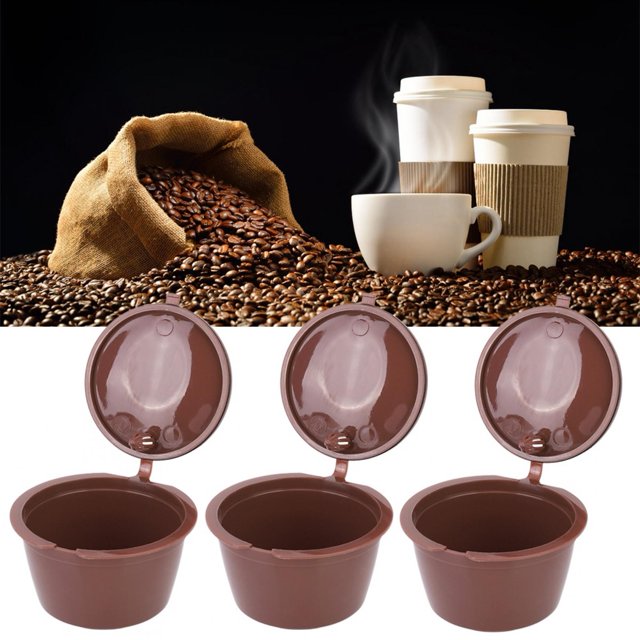 Cápsula de café redonda de 3 piezas filtro de café elegante para cafeterías para Dolce Gusto Fugacal Otros