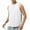 White, variant on CHGBMOK Mens Tank Tops Solid Color Breathable Sports Top Sleeveless Drying Sizes S-2XL