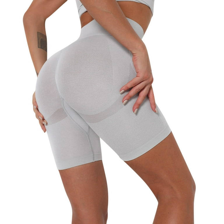 adviicd Short Pants For Girls Yoga Pants Flare Cotton Sports Short Yoga  Pant Dance Shorts Running Shorts for Women Grey M
