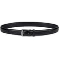 thumbnail image 4 of Men's Genuine Leather Dress Belt with Classic Fashion Design for Work Business and Casual (esBlack, 38), 4 of 6