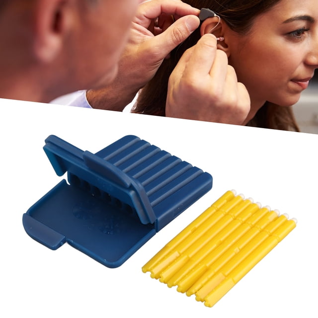 Sound Aid Wax Filter, Improve Reliability Easy Install Sound Amplifier Wax Filter 8pcs Prevent Blocking for Daily Use