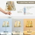 thumbnail image 5 of Wildflowers in White Desk Lamp 3 Color Modes LED Table Lamp Nightstand Reading Light for Bedroom Living Room, 5 of 8