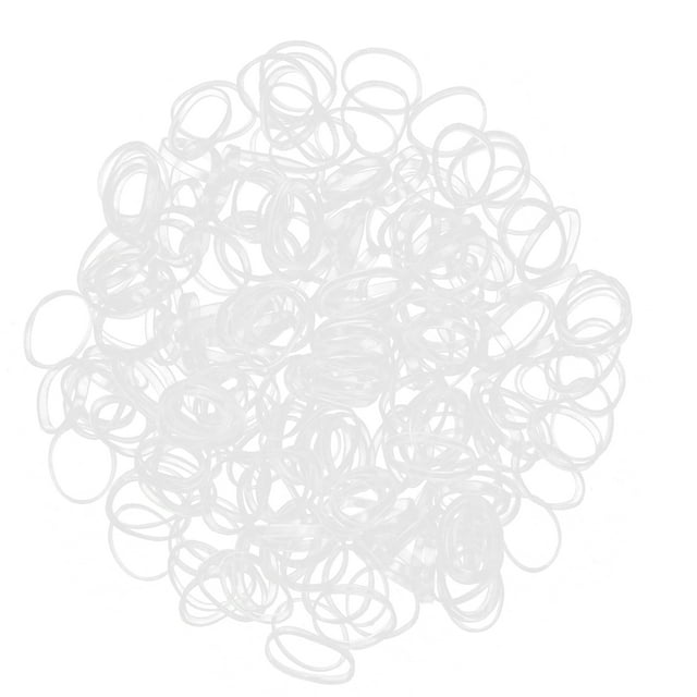 KAKOWELY clear rubber bands 1 Box Kids Hair Ties Clear Hair Ties Elastic Elastic Hair Bands Hair Rubber Bands Convenient And Clear Rubber Hair Ties Clear Rubber Bands For Hair