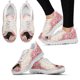 thumbnail image 1 of Zapatillas deportivas de marca con diseño de hibisco y perro salchicha, con estampado floral, zapatos deportivos de verano blancos con cordones, zapatos planos de regalo para mujer, 1 of 6