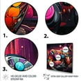thumbnail image 3 of Designart "Galaxy-Themed Gaming Controller" Fashion Framed Wall Art Decor - Modern Colorful Video Games Living Room Framed Canvas Art, 3 of 6