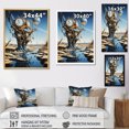 thumbnail image 4 of Designart "Surreal Time A Masterpiece of Persistence IV" Abstract Floater Framed Wall Decor, 4 of 7