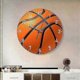 thumbnail image 3 of Basketball Wall Clock, Silent Non Ticking Battery Operated, Wall Clock?for Living Room Decor, 10' X 10' Football Wall Clock, 3 of 4