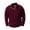 A-Red1280, variant on Womens Textured Henley Sweatshirt Long Sleeve Elbow Patch Pullover Knit Top Soft Retro Casual Sweatshirts