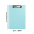 thumbnail image 3 of kkbbma under $5 A4 Clipboards, Transparent Plastic Clip Boards, Heavy Duty Nursing Clipboard Folder, Plastic Clipboardfor Women Teachers Work, Office Supplies, 3 of 6