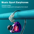 thumbnail image 3 of Kripyery Wired Earphone Stereo Surround with Microphone High Sensitivity Livestreaming Waterproof Phone Call Passive Noise Reduction 3.5mm In-ear Music Sport Gaming Headset Computer Accessories, 3 of 8