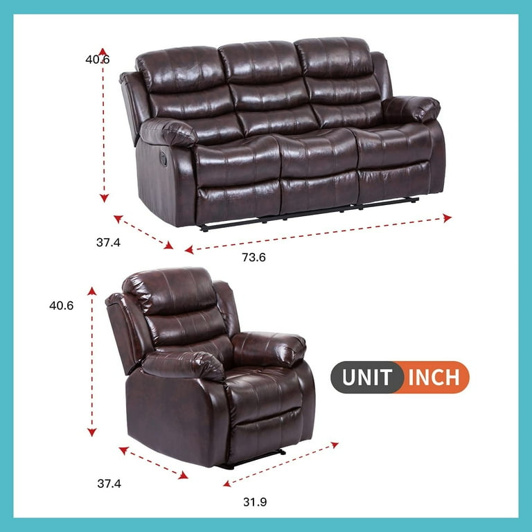 3 Seater Recliner Sofa Dimensions Matttroy