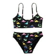 thumbnail image 2 of ASFGIMUJ Swimsuits For Girls Teens Cute Cartoon Dinosaur Split Baby Cute Tankini Summer Girls Bathing Suits,2 Piece,Size 8-9Y, 2 of 4
