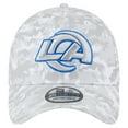 thumbnail image 2 of Men's New Era  White Los Angeles Rams 2025 Salute to Service Digital Camo Fan Pack 39THIRTY Flex Hat, 2 of 4