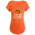 thumbnail image 1 of CafePress - Tacos Emotions Maternity T Shirt - Maternity Dark T-Shirt, 1 of 1