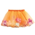 thumbnail image 4 of MEZZALL Toddler Kids Baby Girls Dancing Princess Skirt Flowers Prints Mesh Ballet Tutu Skirts Breathable Baby Wear, 4 of 4