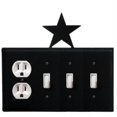 thumbnail image 1 of Star - Single Outlet and Triple Switch Cover, 1 of 2