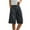 Black, variant on JINMGG Shorts for Women Clearance $5 Pants for Women Casual Summer Elastic High Waist Linen Pant Pockets Shorts Half Shorts Pants White XL
