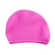 thumbnail image 3 of Gorro de natación de silicona Gorro de natación Gorro de natación Antideslizante Protección para el cabello Gorro elástico rosa, 3 of 9