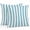 Aqua, variant on Throw Pillow Covers 20x20 Inch Set of 2, Aqua Striped Waterproof Outdoor Pillow Covers, Modern Farmhouse Blue White Stripes Decorative Cushion Pillowcases for Couch, Sofa, Bed, Garden, Patio