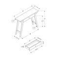 thumbnail image 5 of Monarch Specialties Accent Table - Dark Taupe Console Table with a Storage Drawer, 5 of 5