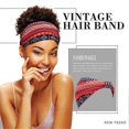 thumbnail image 5 of African Headbands Boho Knotted Hairbands Stretch Wide Head Wraps Elastic Yoga, 5 of 5