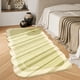thumbnail image 4 of Alfombra de dormitorio faux Pashm 40x120cm | Alfombra antideslizante tatami multicolor | Textura suave y suave • Costuras duraderas • Fácil de limpiar | Felpudo de noche para salón, oficina, 4 of 6