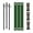 Black B, variant on Tree Stake Kit Heavy Duty Young Trees Supports Against Bad Weather Tree Staking Kit with Ground Stakes 4m Ropes Tree Ties for Leaning Trees