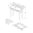 thumbnail image 2 of Monarch Specialties Computer Desk, Home Office, Laptop, Storage Drawers, 36"l, Work, Wood, Brown, Traditional, 2 of 3