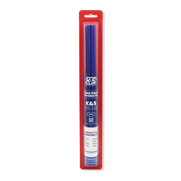 Lámina de aluminio para manualidades K&S Precision Metals azul 0,1 mm x 30 cm x 61 cm