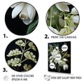 thumbnail image 3 of Designart "Dreamy Minimalist Snowdrops I" Snowdrops Wall Art Living Room, 3 of 7