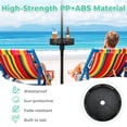thumbnail image 6 of Costway Patio Umbrella Table Tray with Storage Fit 1.5"/1.34"/1.26" Umbrella Poles, 6 of 10