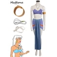 thumbnail image 2 of Disfraz de princesa Kida para mujer, disfraz de la película de dibujos animados Atlantis de 2001, vestido sexy para playa, trajes de rol de Halloween, 2 of 5