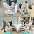 thumbnail image 4 of NEEKOY 4 in 1 Kids Freestanding Slide Climber Playset with Basketball Hoop and Ring Toss, 4 of 17