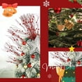 thumbnail image 7 of Christmas Artificial Glitter Berry Stem Xmas Picks Glittery Twigs Branches 17 inch Decorative Bead Sticks Topboutique Christmas Picks for Christmas Tree Gift Vase Decor Party Ornaments 12 Pcs Red, 7 of 7