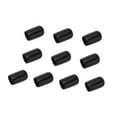 thumbnail image 2 of Paquete de 10 fundas para tacos de billar, protectores de tacos de billar y tapas de goma para tacos. 115 mm negro, 2 of 9