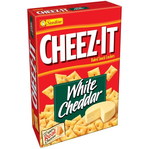 CheezIt Baked White Cheddar Snack Crackers, 9 Oz.