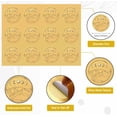 thumbnail image 3 of 1set 34 Sheets Self Adhesive golden Foil Embossed Stickers Round Dot Medal Decorative Decals for Envelope Card Seal Mountain 165x211mm Stickers: 50mm, 3 of 6