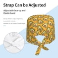 thumbnail image 3 of Gaeub Avocado Dog Print Cleaning Working Cap,Unisex Scrub Cap Nurse Hat,No-Slip Scrub Cap for Men & Women, 3 of 7