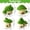 A*2, variant on Dusknt Miniature Cottage, Cute Resin House Ornament, Simulation Cottage Decoration, Diy Aquarium Fish Tank Decor Desktop Scenery for Home Garden, 2Pc