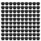 thumbnail image 5 of Tuerca del generador, 100 piezas M10 X 1,25 Tuerca hexagonal Tuerca hexagonal negra Diseño fácil de usar, 5 of 9
