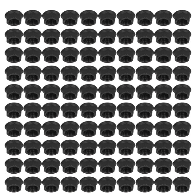 M10 Hex Nut, Wear Resistance 100Pcs Carbon Steel Sturdy M10 Nut Fine Threads for Gasoline Generator