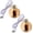 Gold, variant on 2 Pack Metal Lamp Base with E26/E27 Sockets , 6FT Cord On/Off Switch, Polished Desktop Bulb Holder for Night Light Replacement