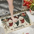 thumbnail image 5 of Kumdkd Christmas Carpet Entrance Door Mat - 16"x24" Absorbent Nonslip Foot Mat for Kitchen, Bathroom & Entryway | Dirt-Proof, Easy to Clean Polyester Mat, 5 of 6
