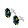 thumbnail image 2 of Turtle Silver Jewelry Men Cufflinks Set Suitable for Formal Attire Made of Stainless Steel for Business Meetings or Weddings, 2 of 6