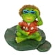 thumbnail image 3 of Escultura De Rana, Resina De Estatua De Rana Exquisita Para Estanque Para Dormitorio Para Escritorio ANGGREK Frog Sculpture, 3 of 8