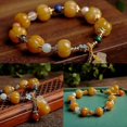 thumbnail image 1 of Pulsera de cuentas de jade de obsidiana negra Feng Shui que atrae riqueza y buena suerte Brazalete Pixiu, 1 of 4